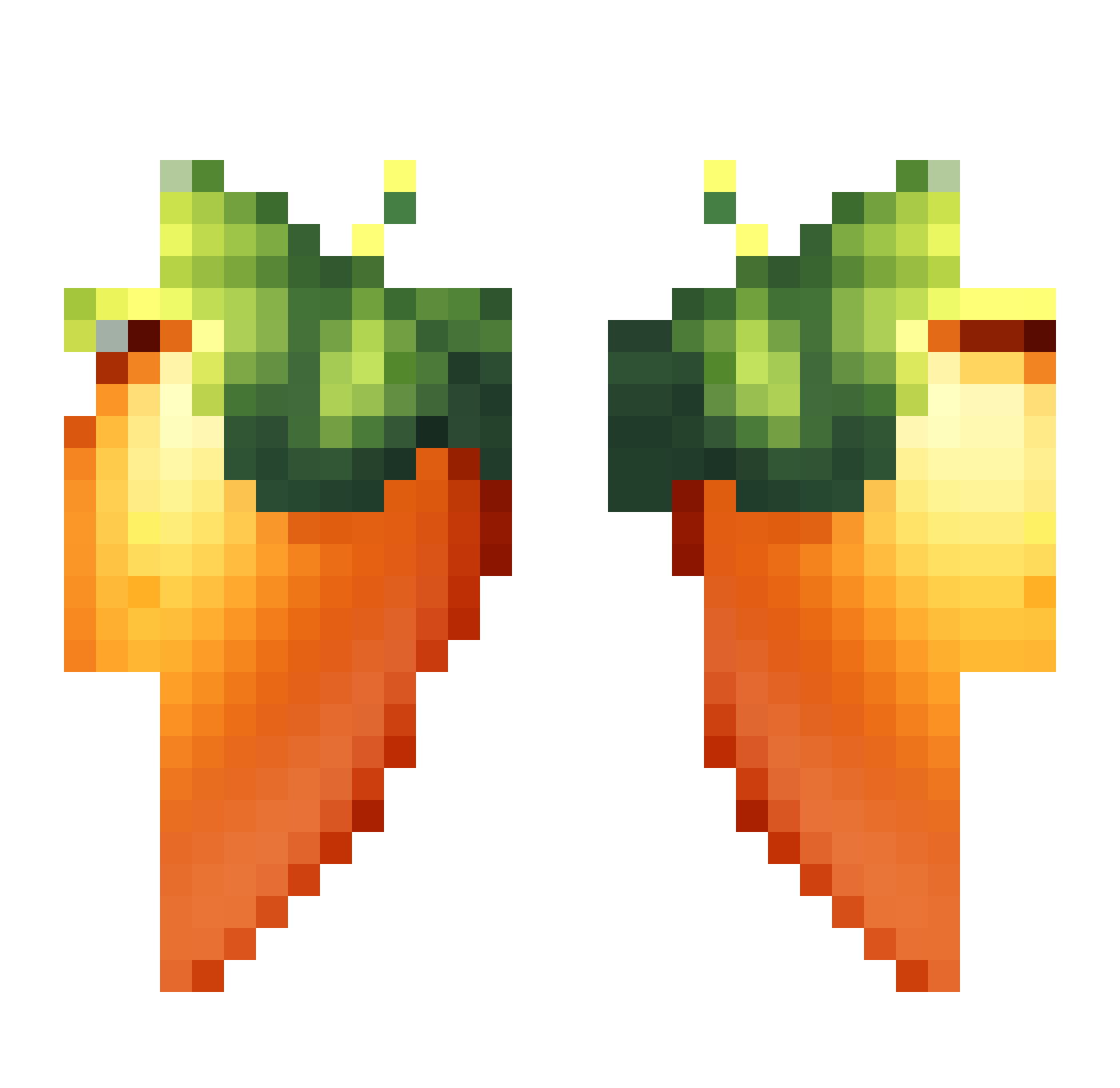 awbcbuckets Minecraft skin, front and back view