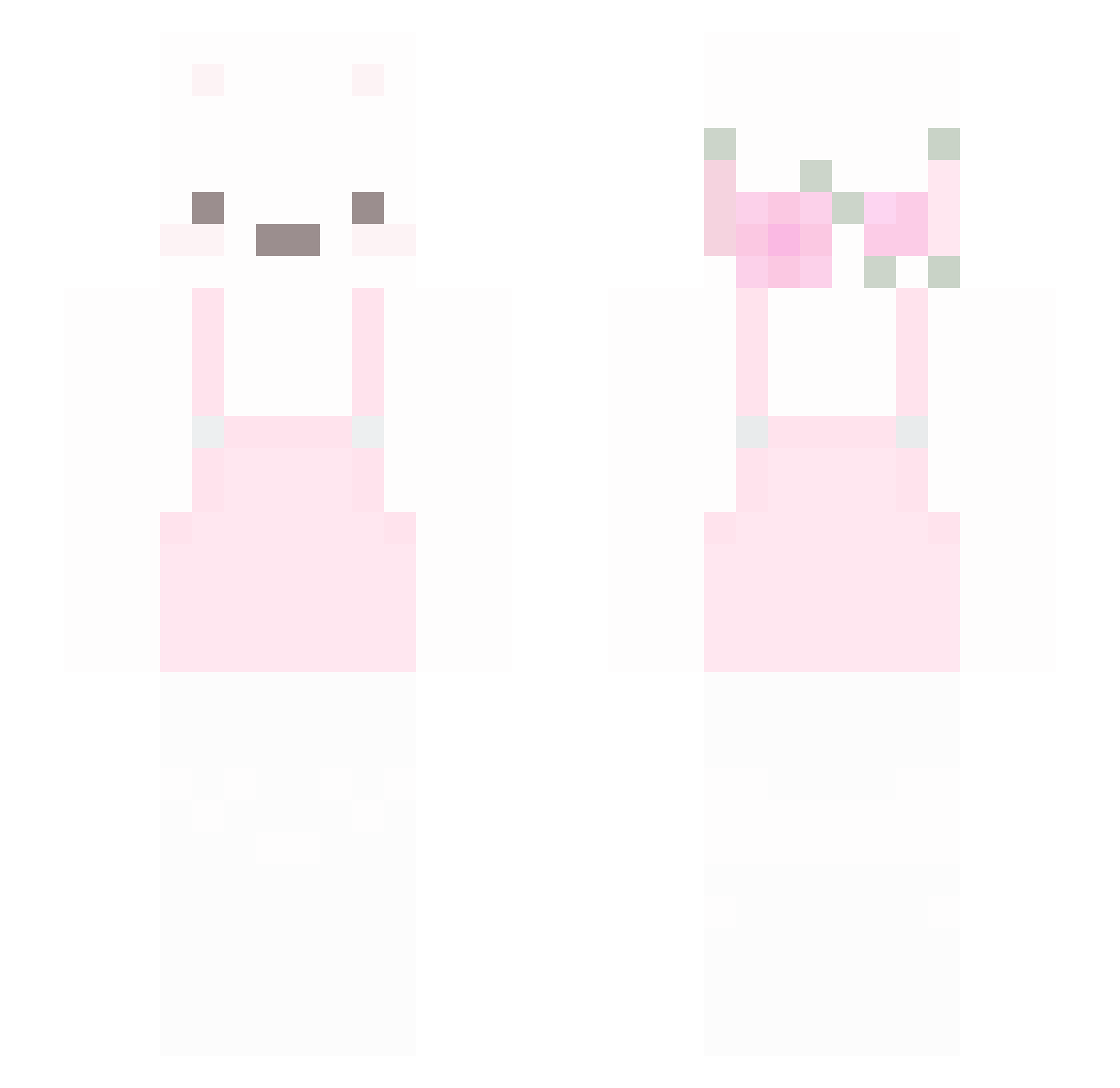 t6xin Minecraft skin, front and back view