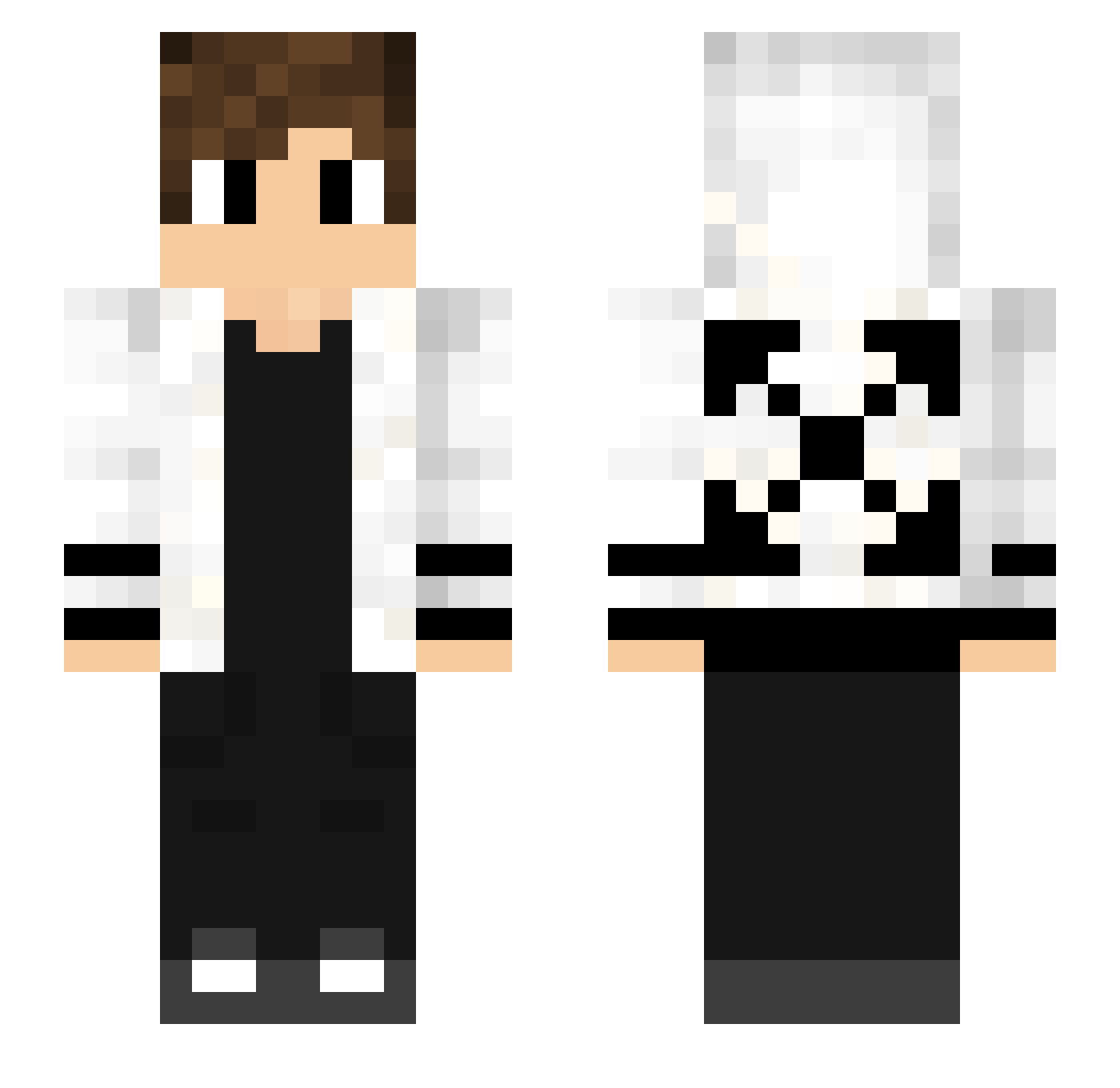 Henrieta Minecraft skin, front and back view