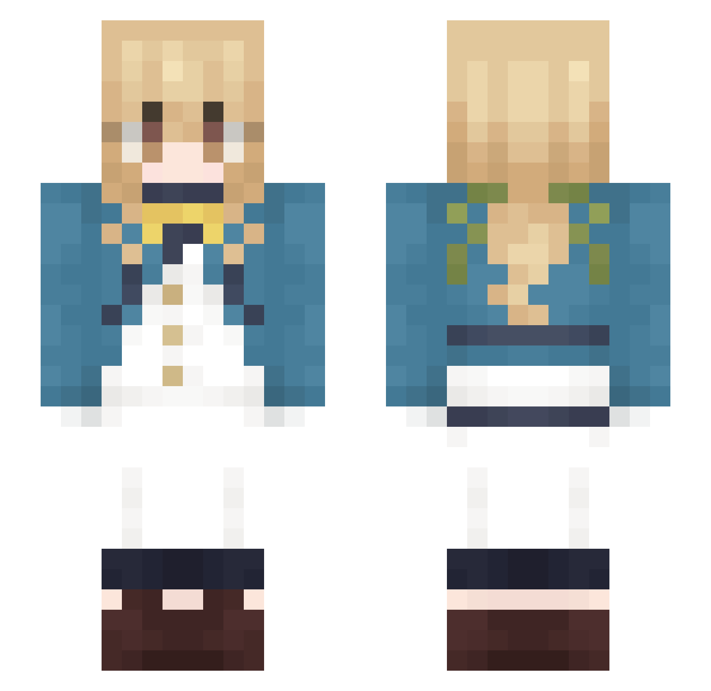 astral_26_ Minecraft skin, front and back view