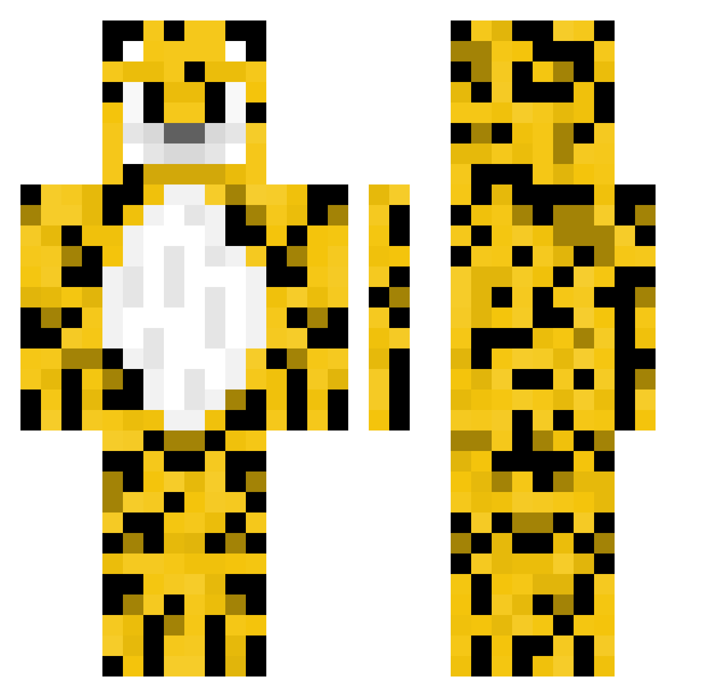 puppylover4 Minecraft skin, front and back view