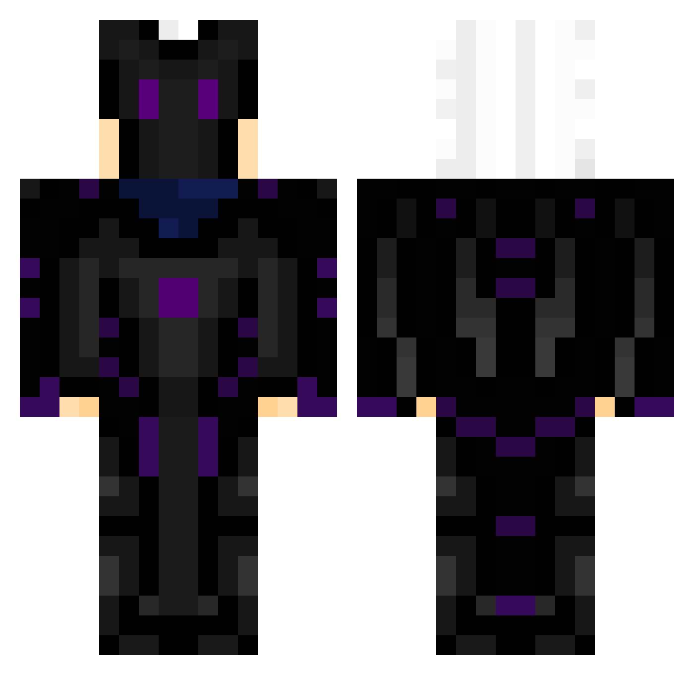 XOX_pro Minecraft skin, front and back view