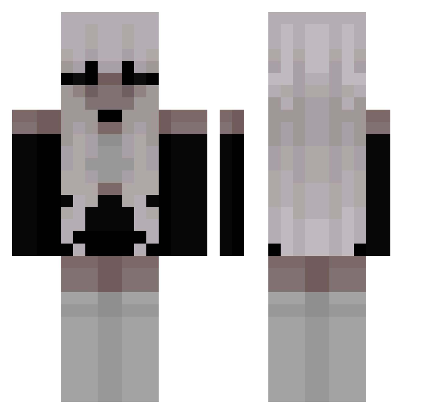 ptventhusiast_ Minecraft skin, front and back view