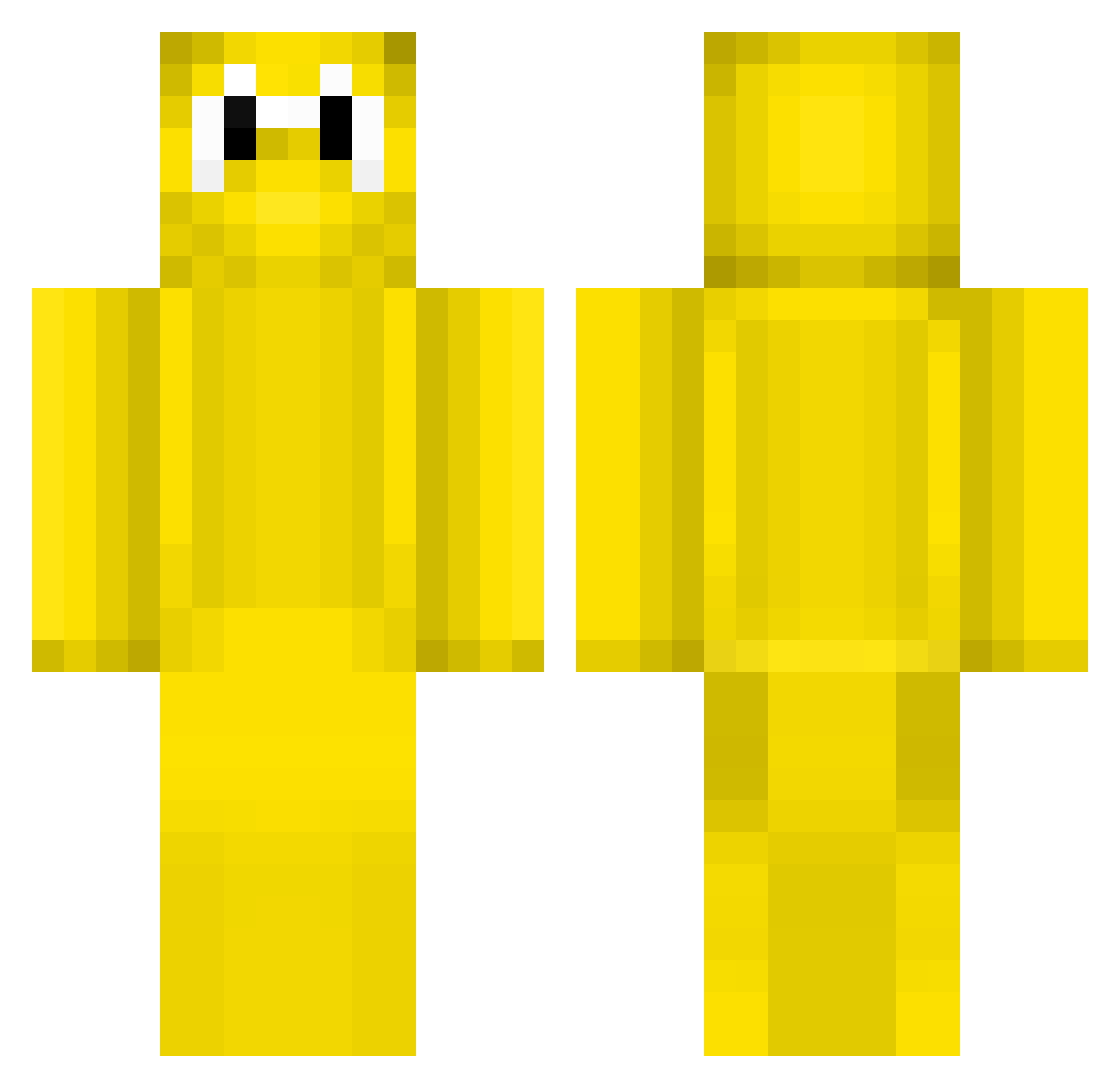 Shortkanal_live Minecraft skin, front and back view