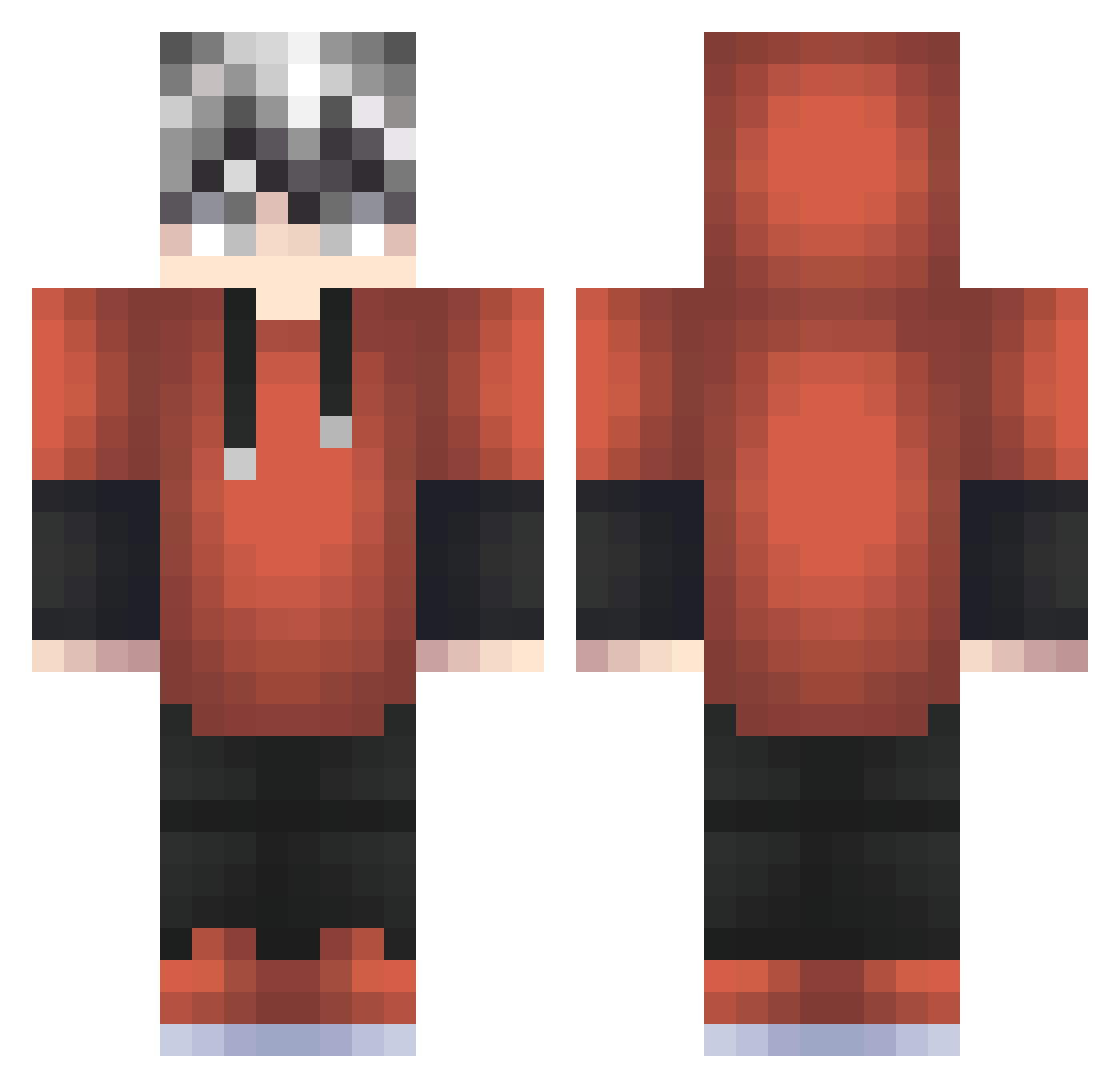 kumui0_0 Minecraft skin, front and back view