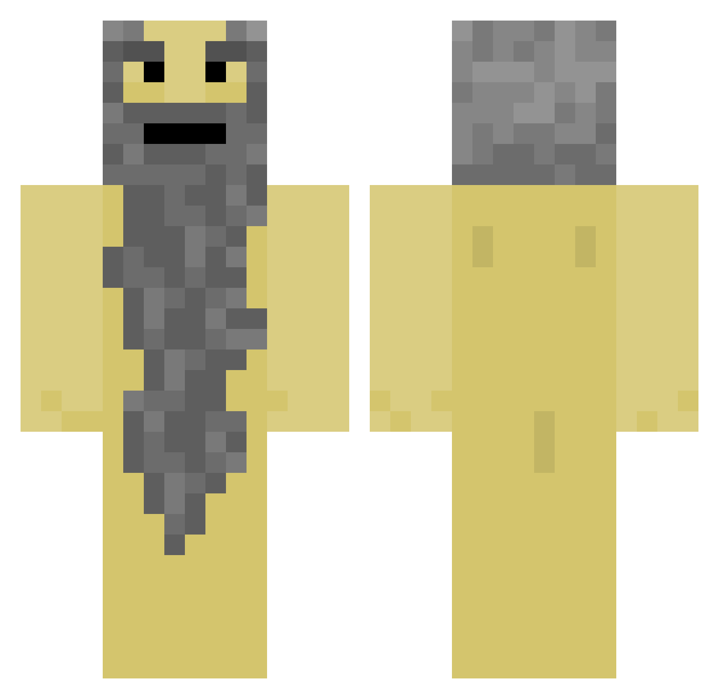 KOOFII_ Minecraft skin, front and back view