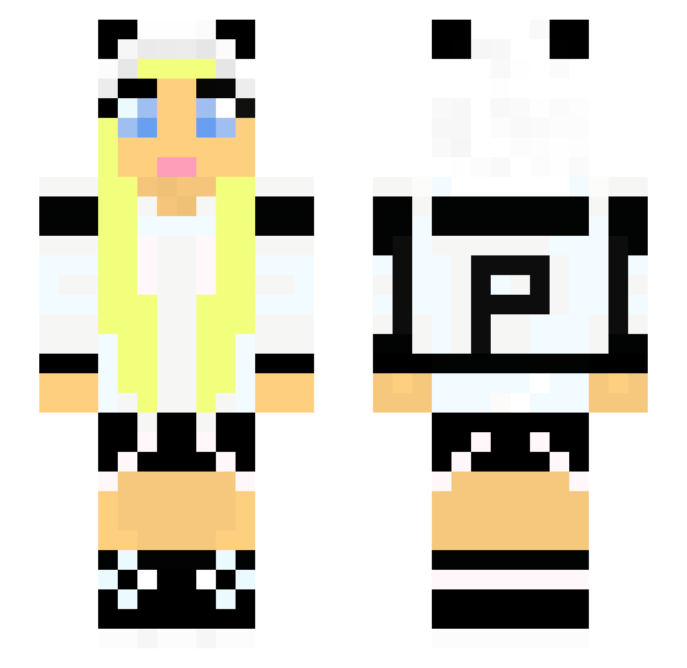 _SuperCraft_ Minecraft skin, front and back view