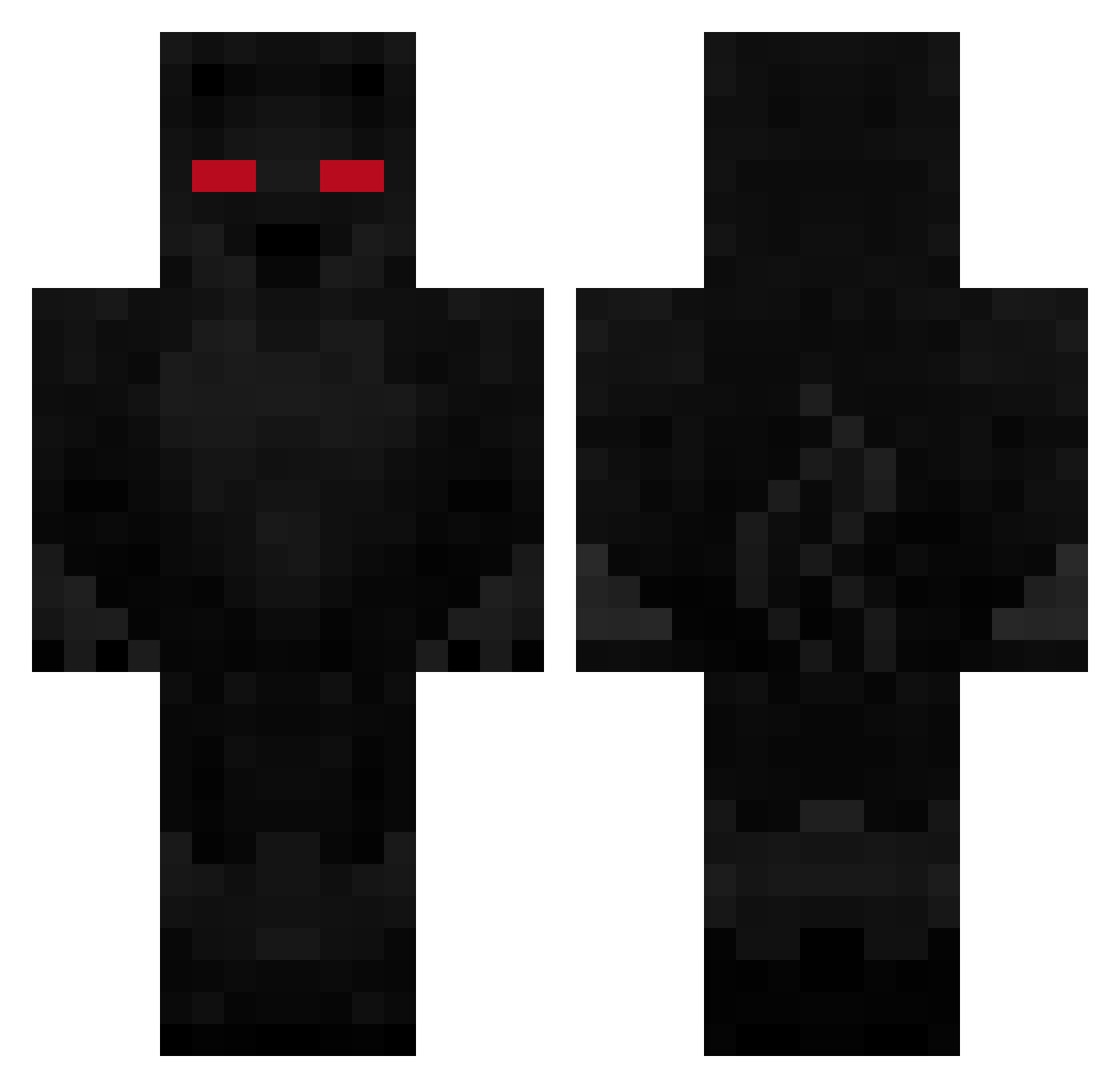 zq8x Minecraft skin, front and back view