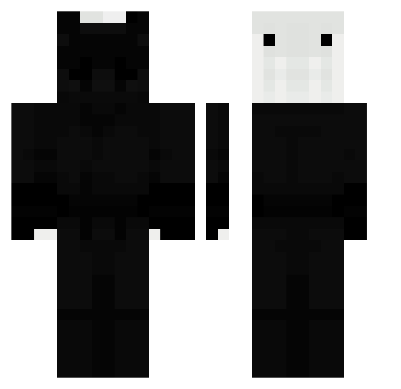 Tico_0 Minecraft skin, front and back view
