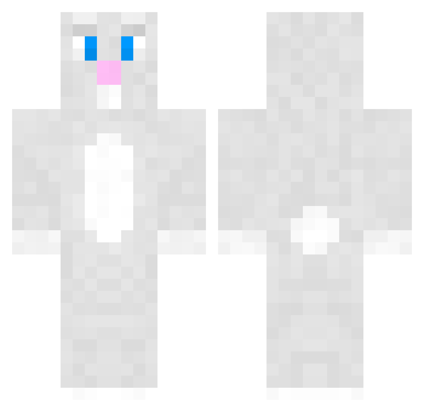 WillyWortel_ Minecraft skin, front and back view