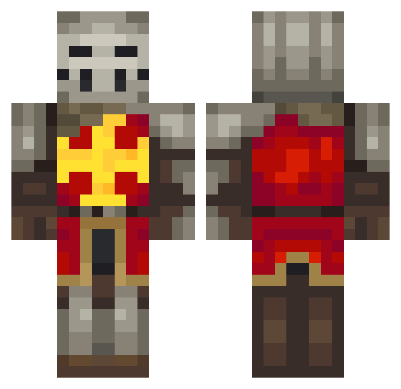 C00KIEeee Minecraft skin, front and back view