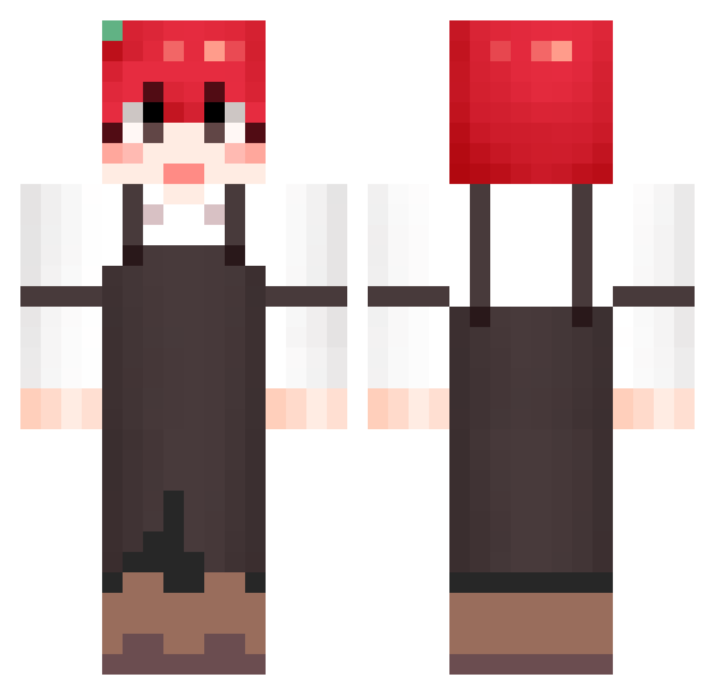 inseong2012 Minecraft skin, front and back view