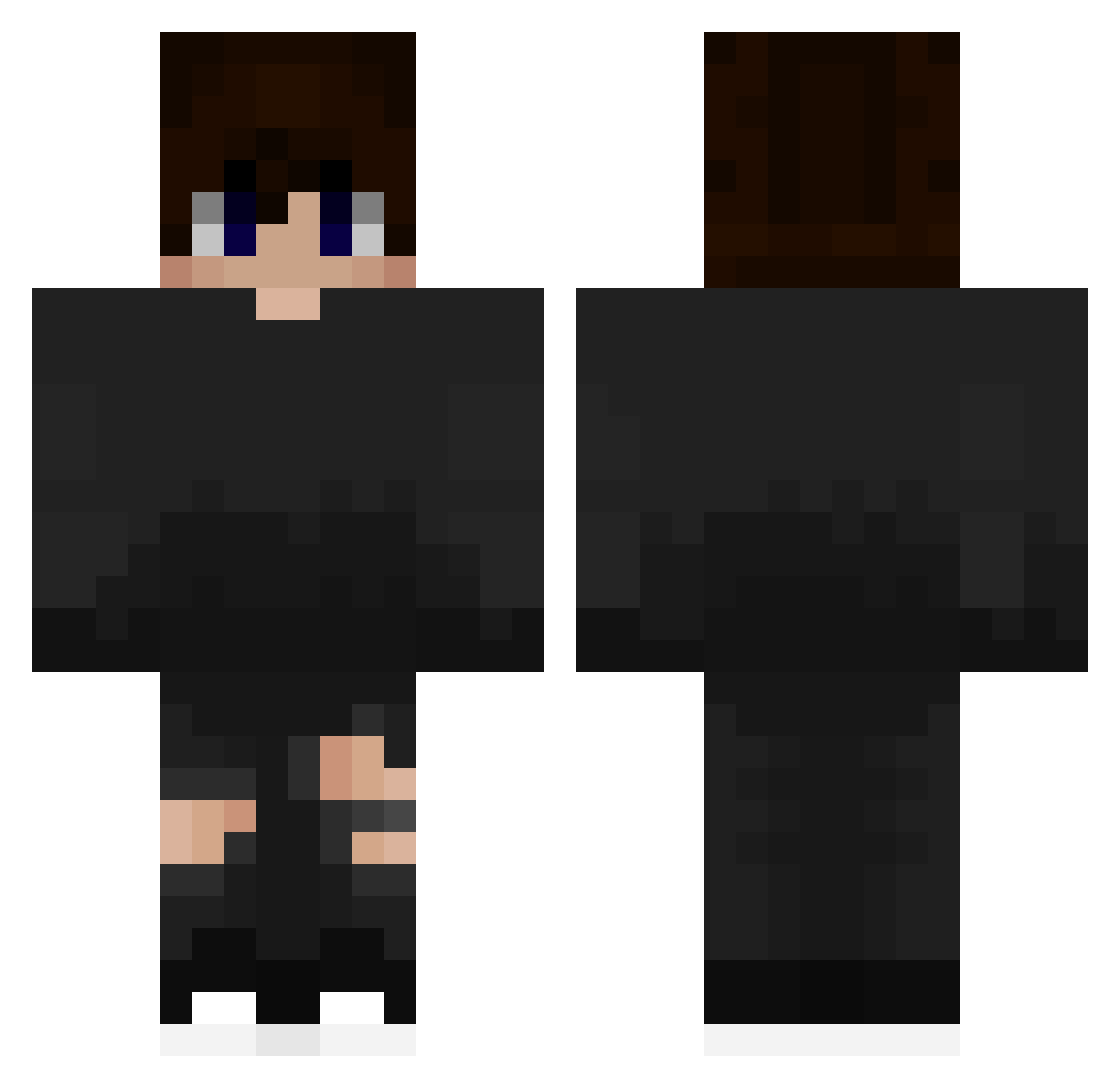 deanthebean68 Minecraft skin, front and back view