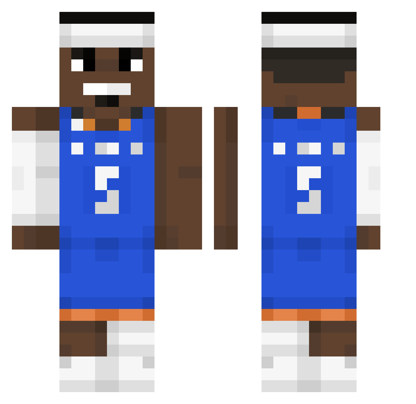 SGA_B2B_RINGS Minecraft skin, front and back view