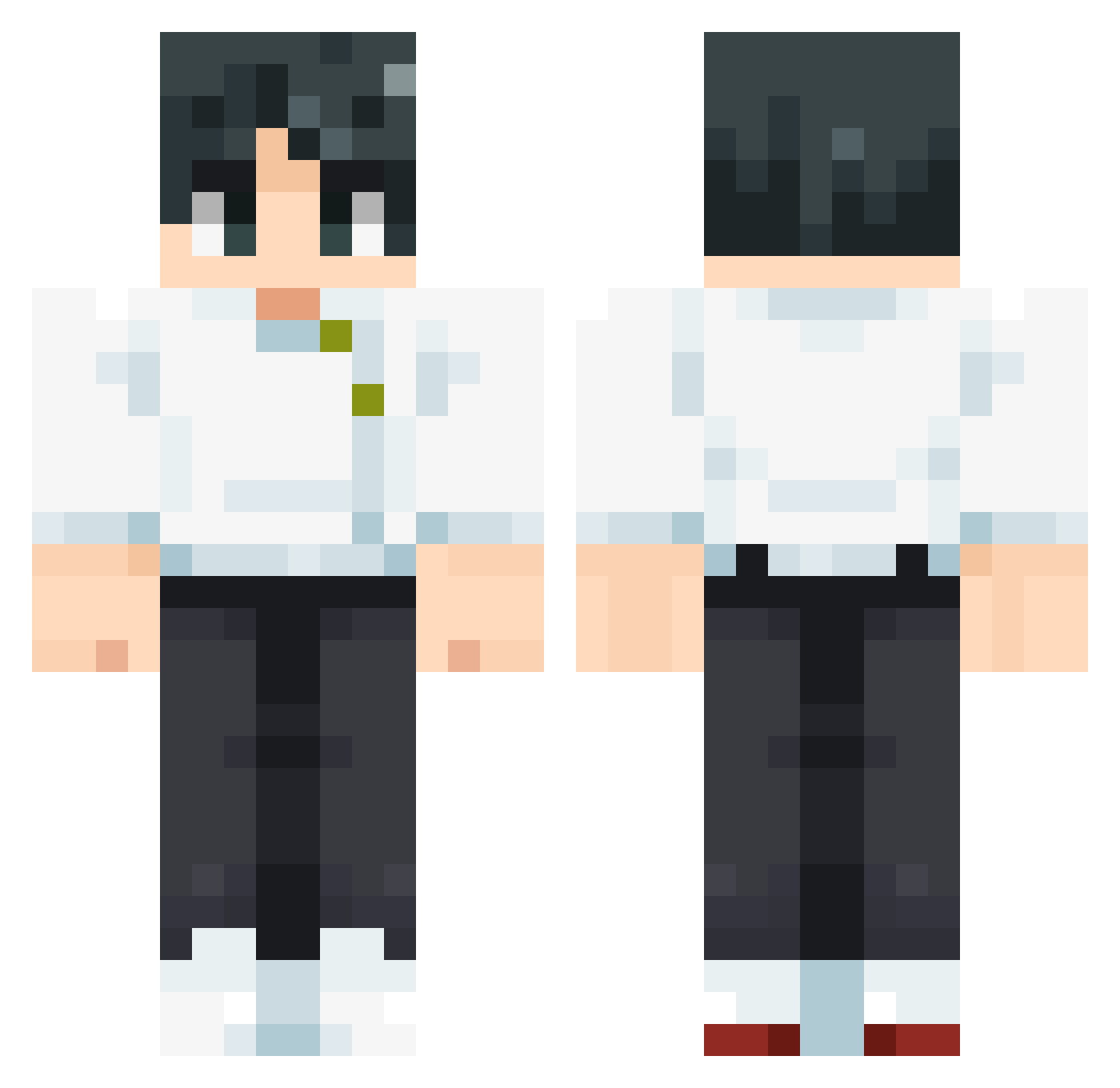N4CH0By08 Minecraft skin, front and back view