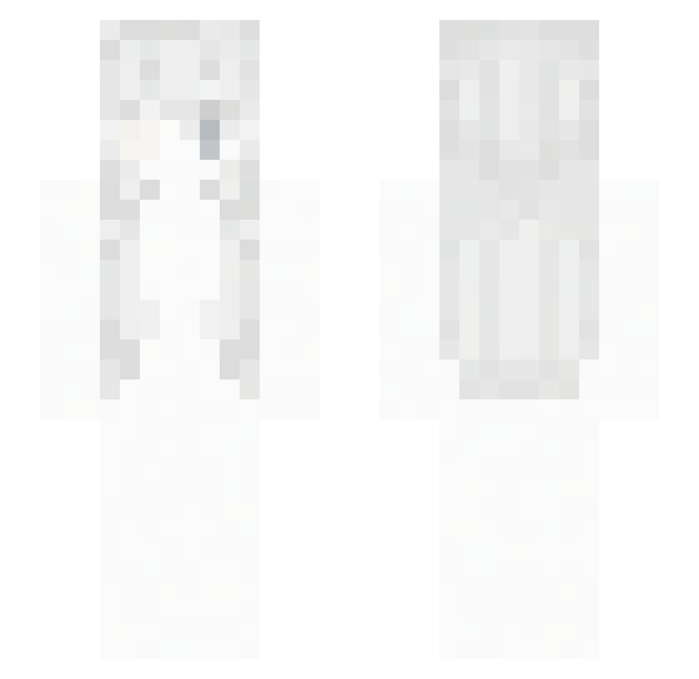 Zusovania Minecraft skin, front and back view
