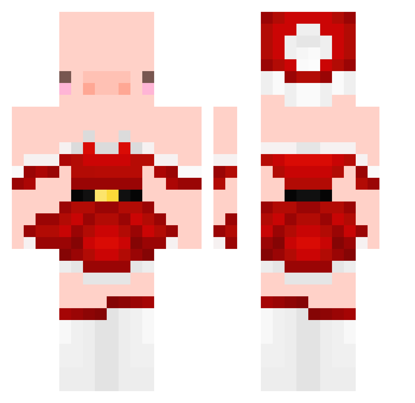 shwatta Minecraft skin, front and back view
