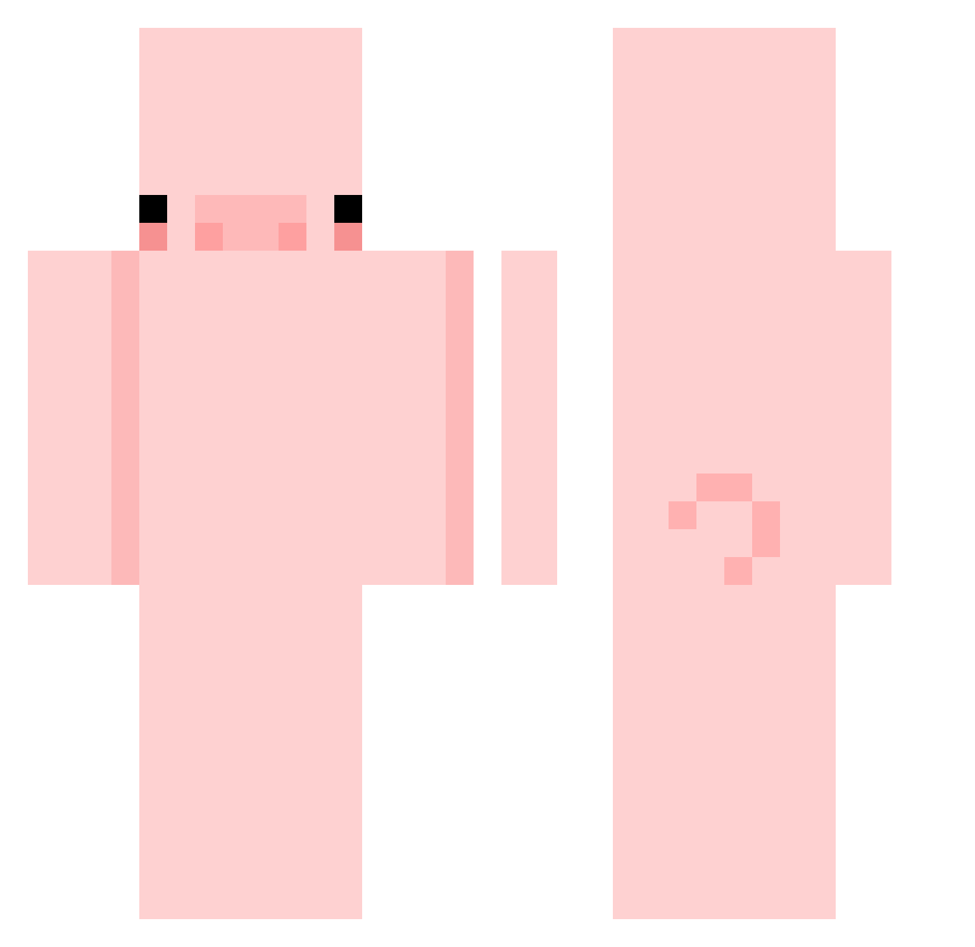 skyjumpkill23 Minecraft skin, front and back view