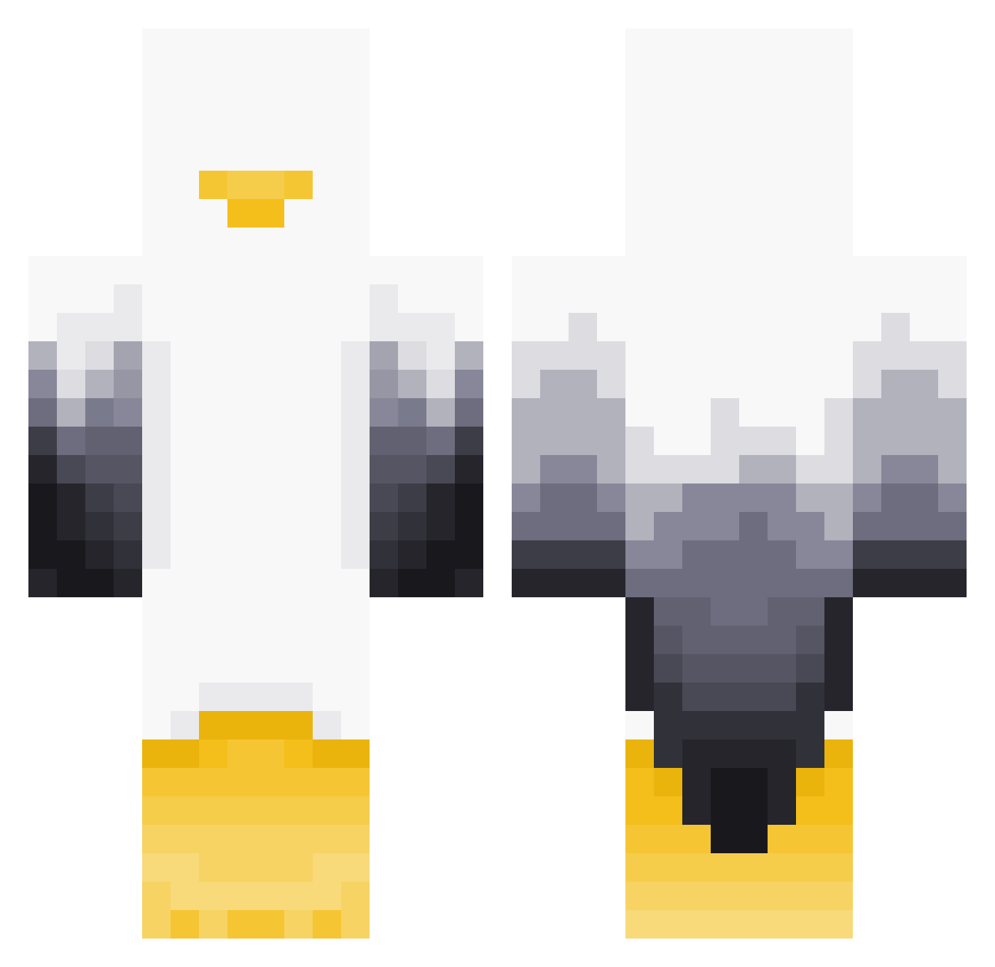 Perkerst0dder Minecraft skin, front and back view