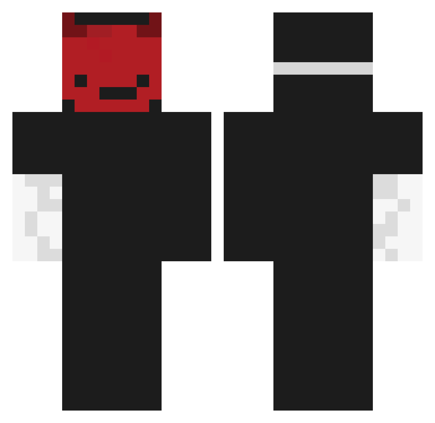 SoDA_C4e Minecraft skin, front and back view