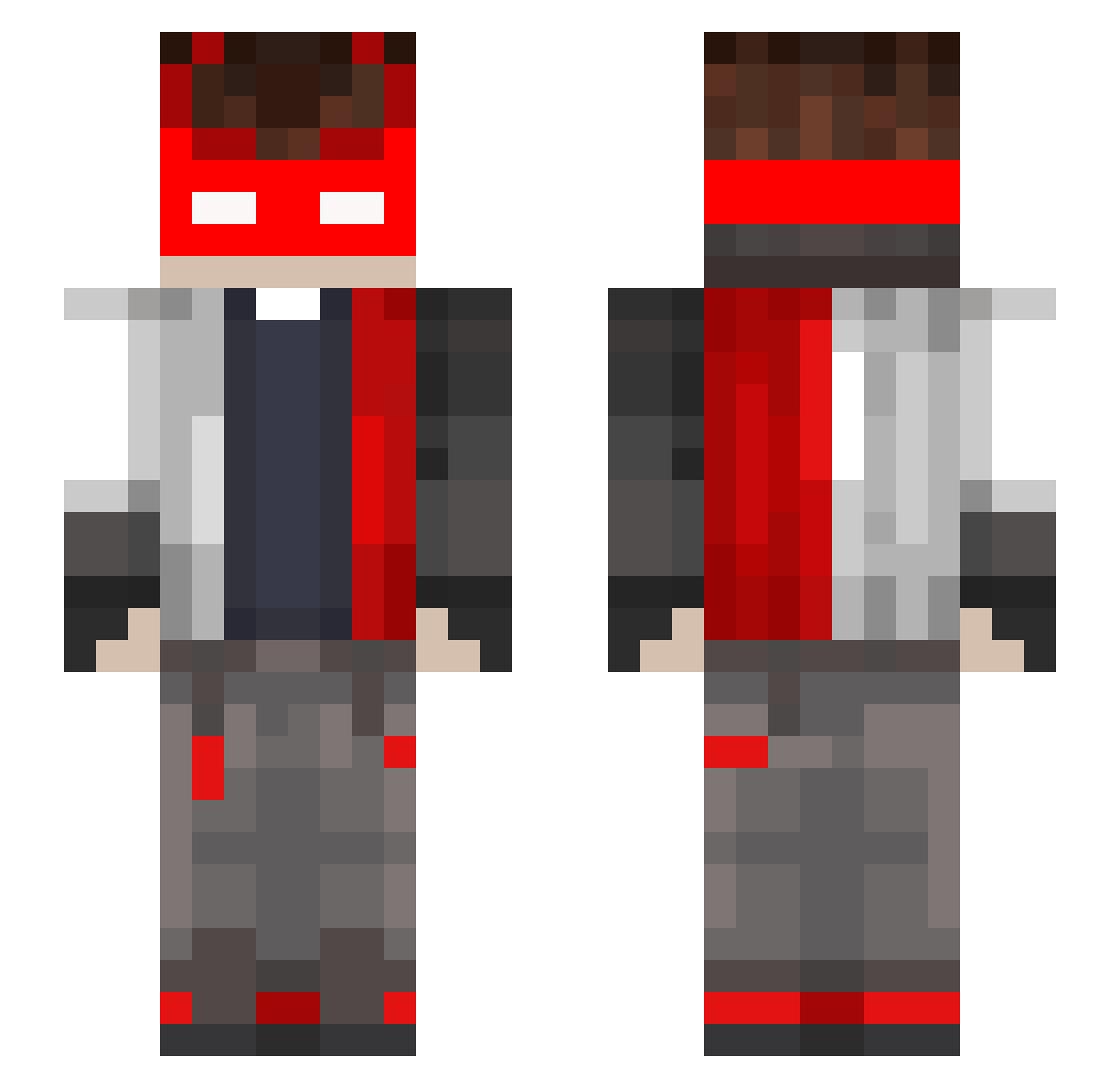 ShiPy4Ka Minecraft skin, front and back view