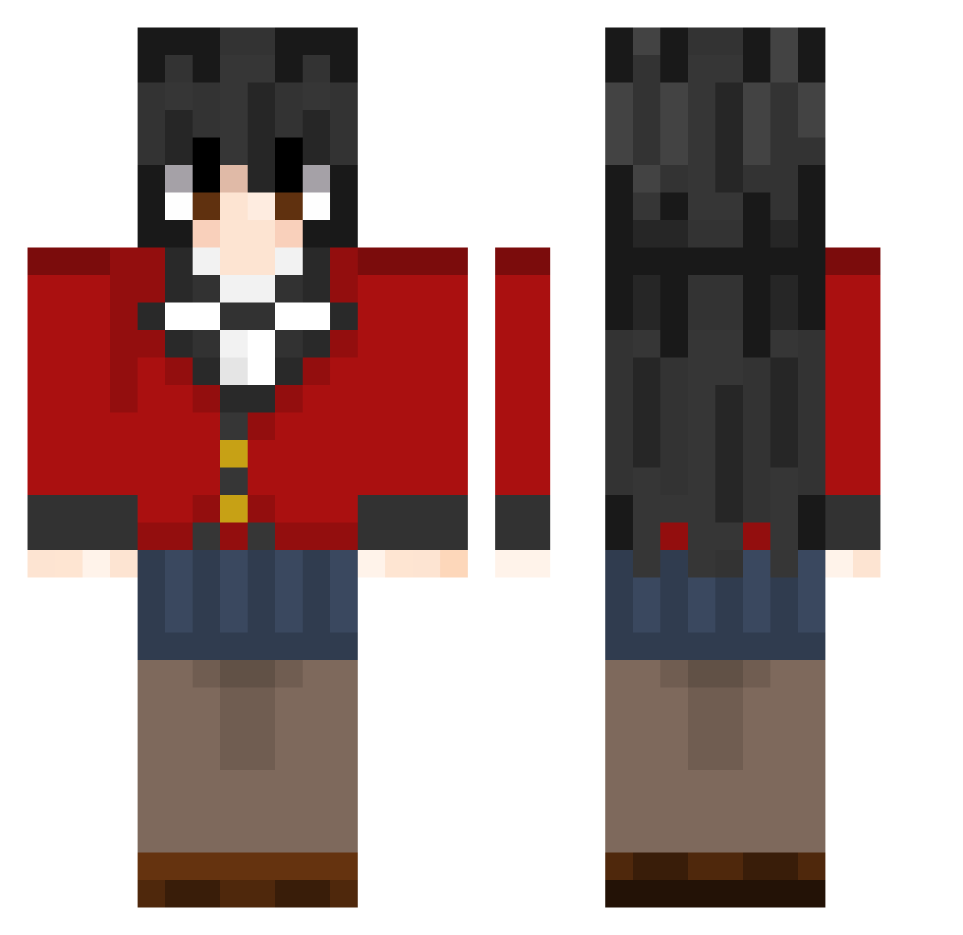 ko0lstuff Minecraft skin, front and back view