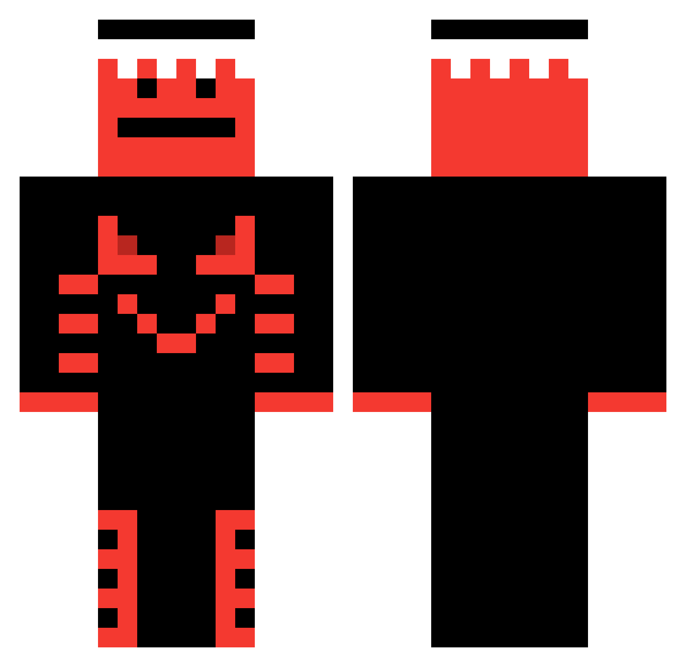 SHAD0W_max Minecraft skin, front and back view
