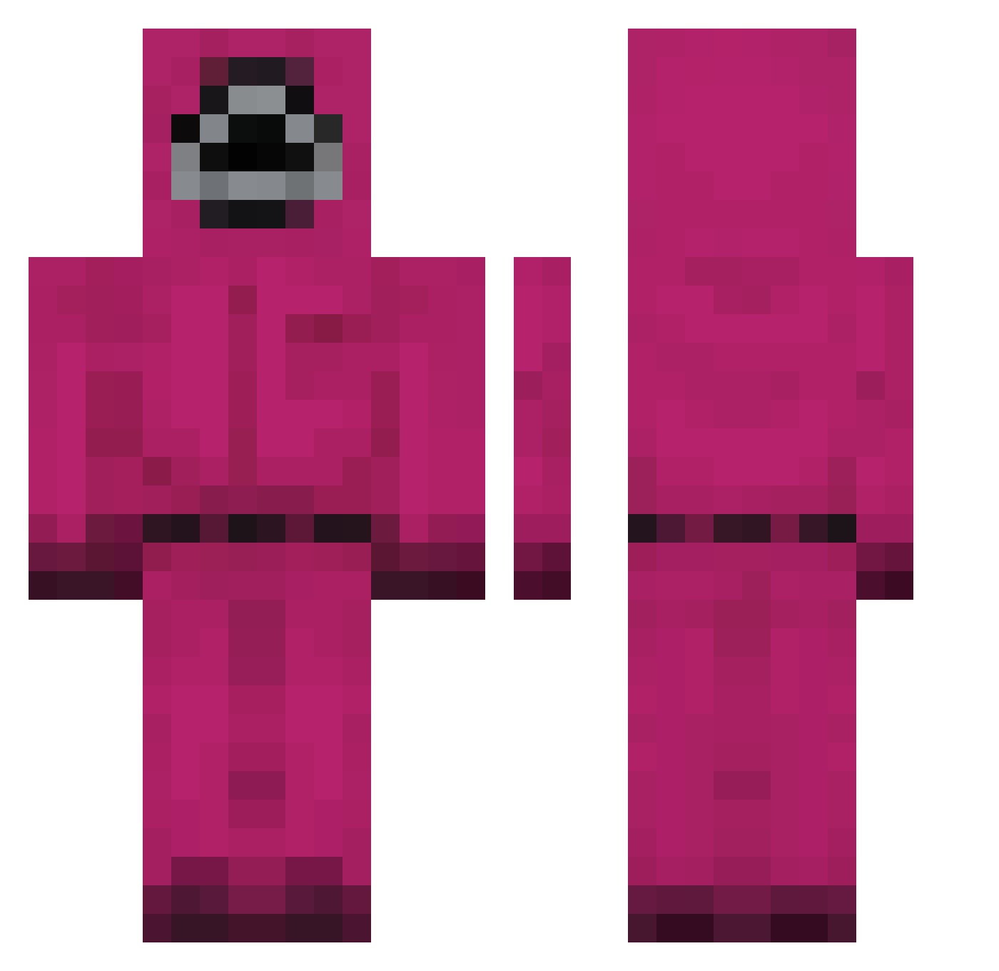 nonos1234 Minecraft skin, front and back view