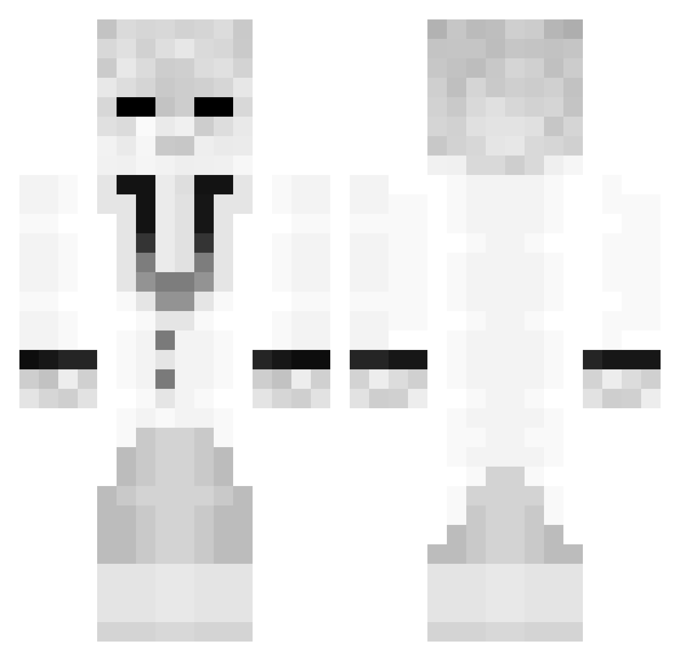 Itz_RexTTV Minecraft skin, front and back view