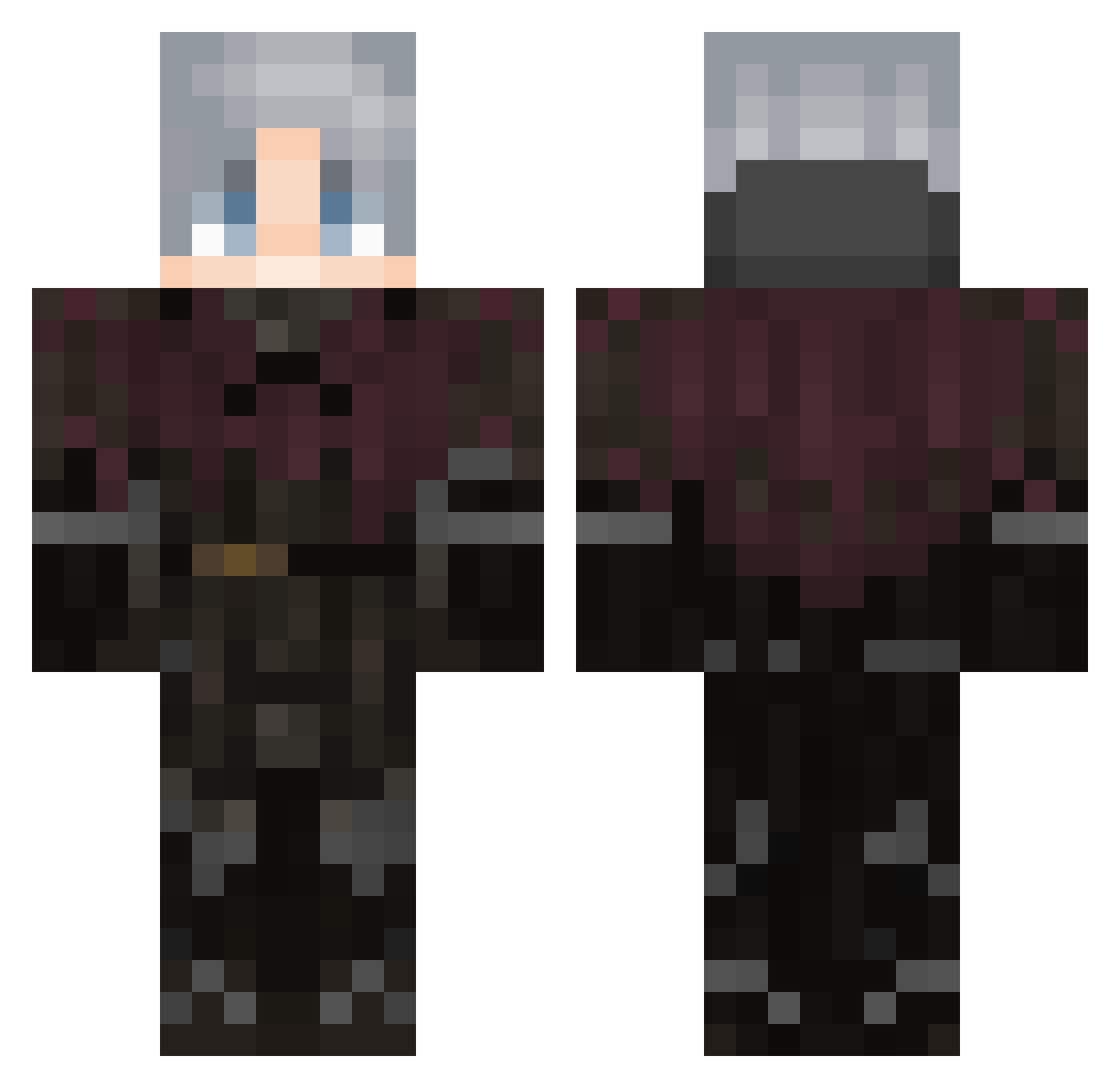 SirGriffin Minecraft skin, front and back view
