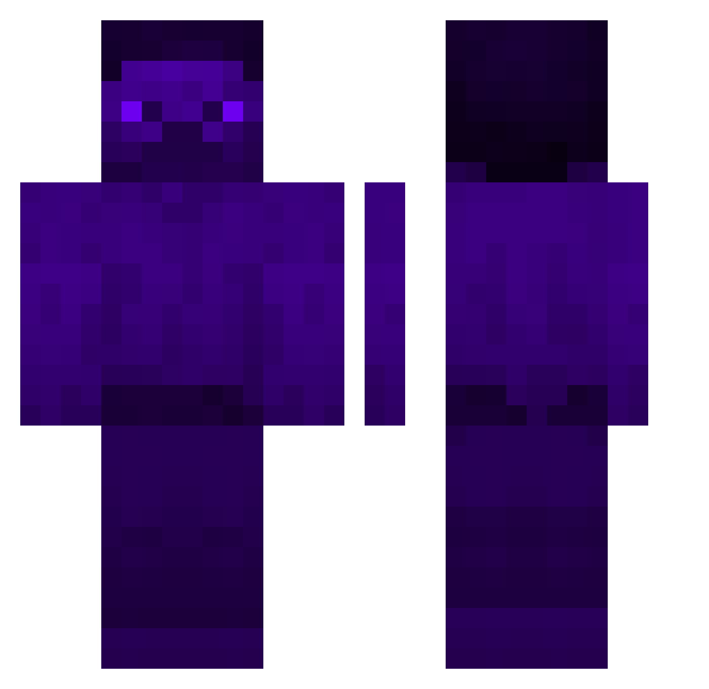 s5gz Minecraft skin, front and back view