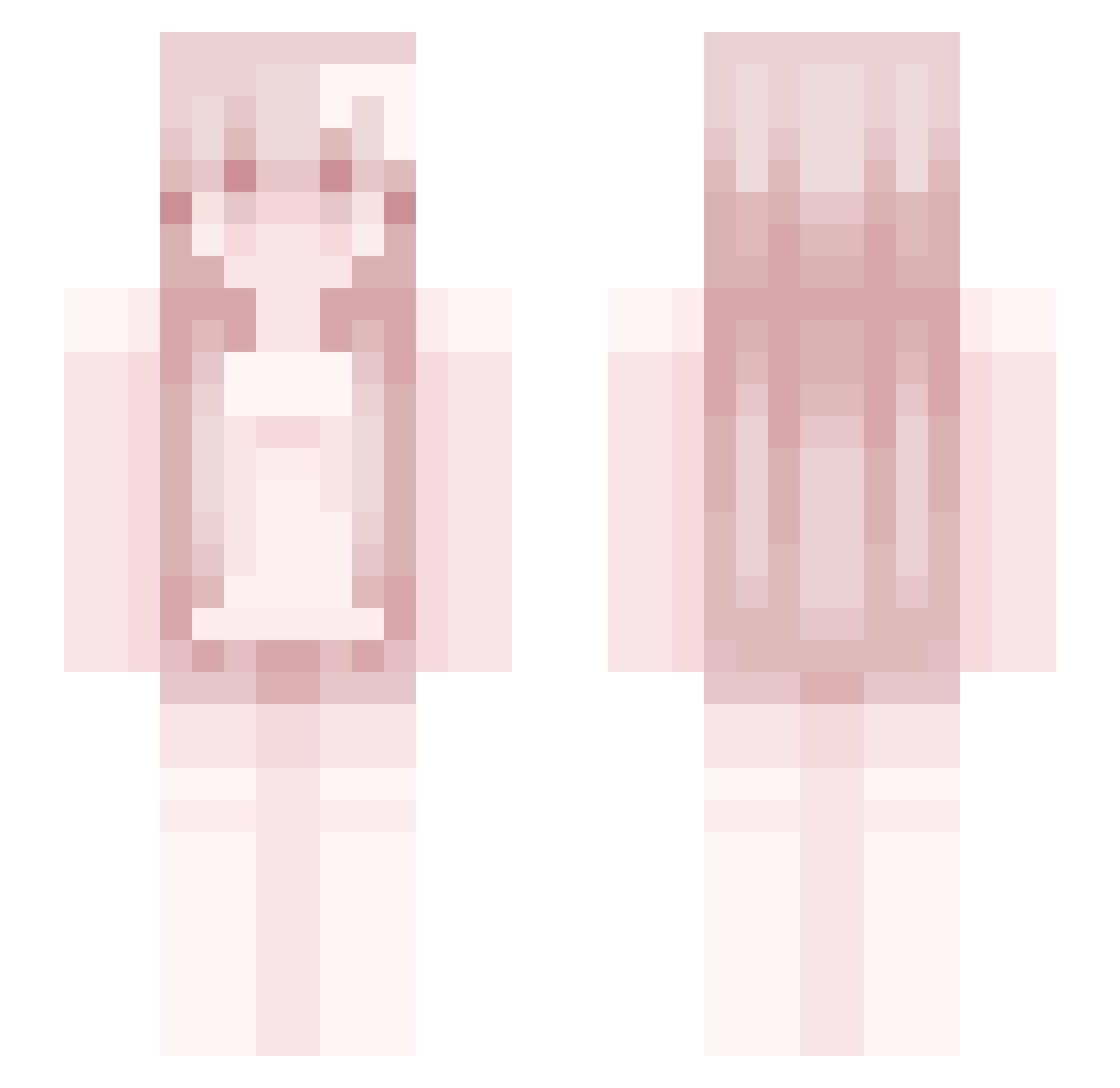 zSchqf1 Minecraft skin, front and back view