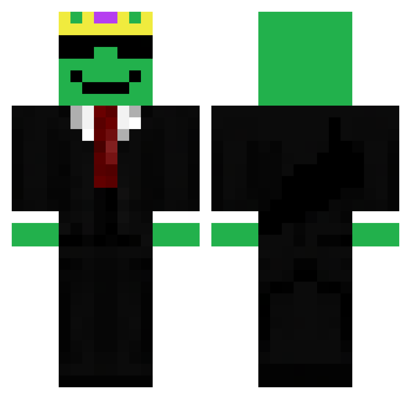 _vfilipek Minecraft skin, front and back view