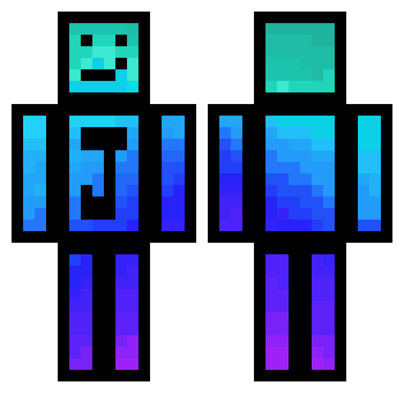 whxpz_ Minecraft skin, front and back view