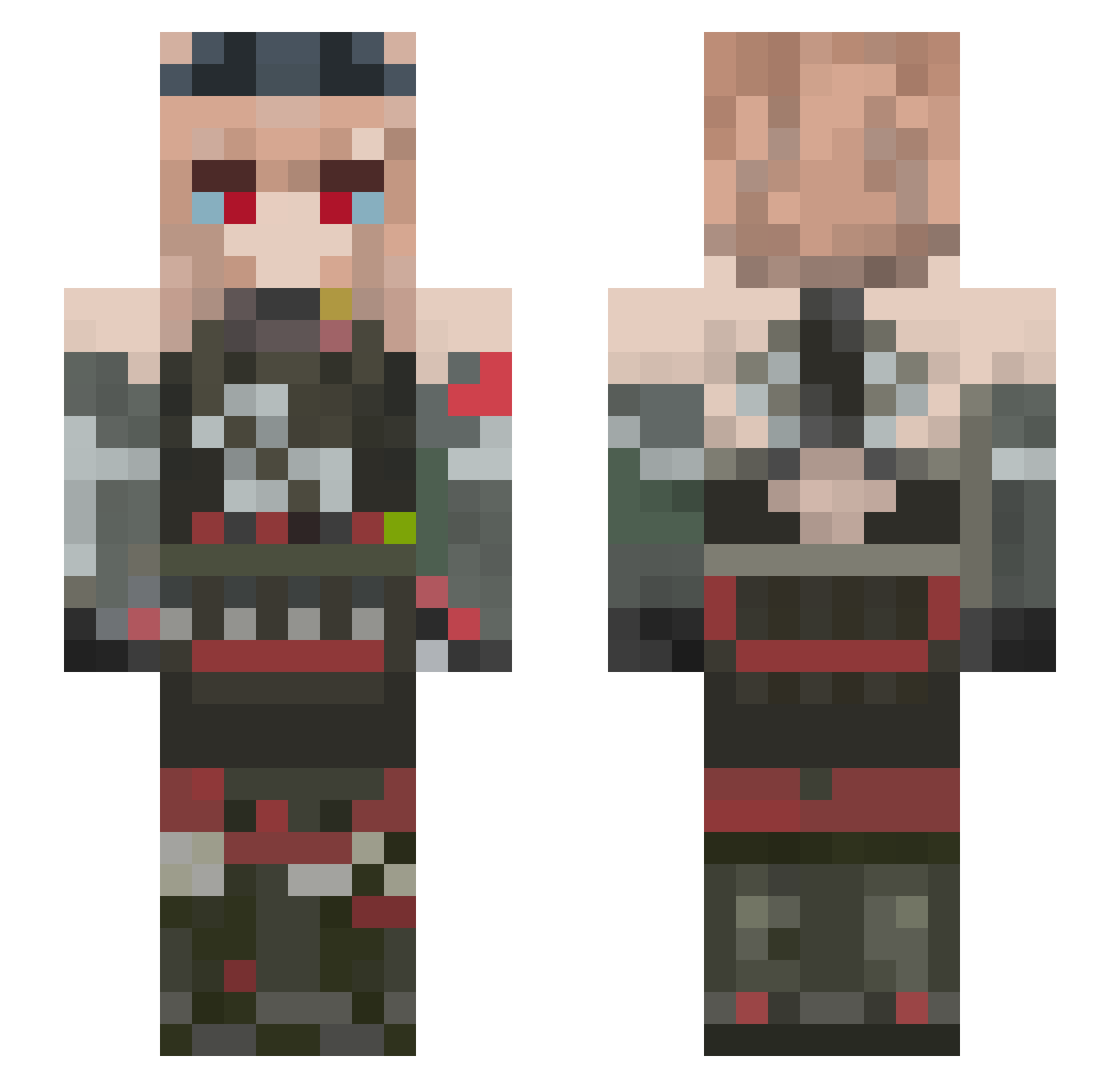R1muwu_ Minecraft skin, front and back view