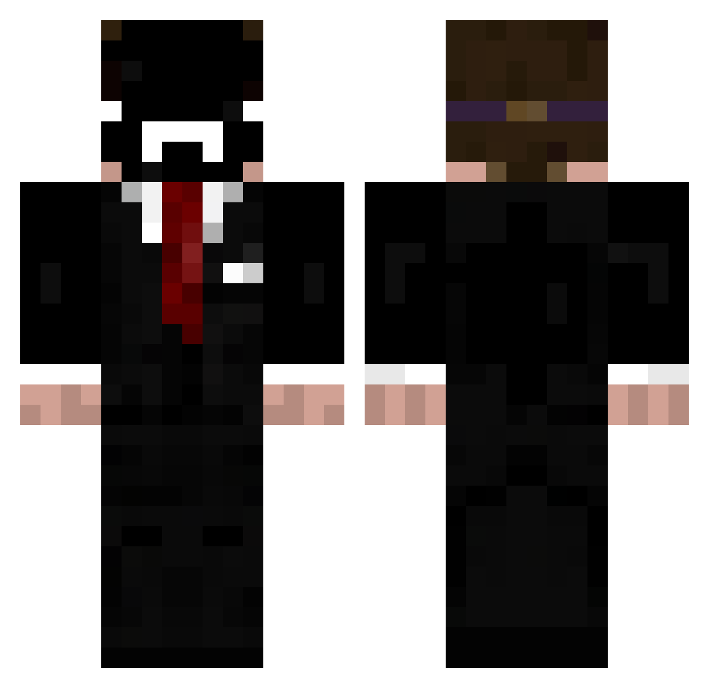 X_Karytos_X Minecraft skin, front and back view