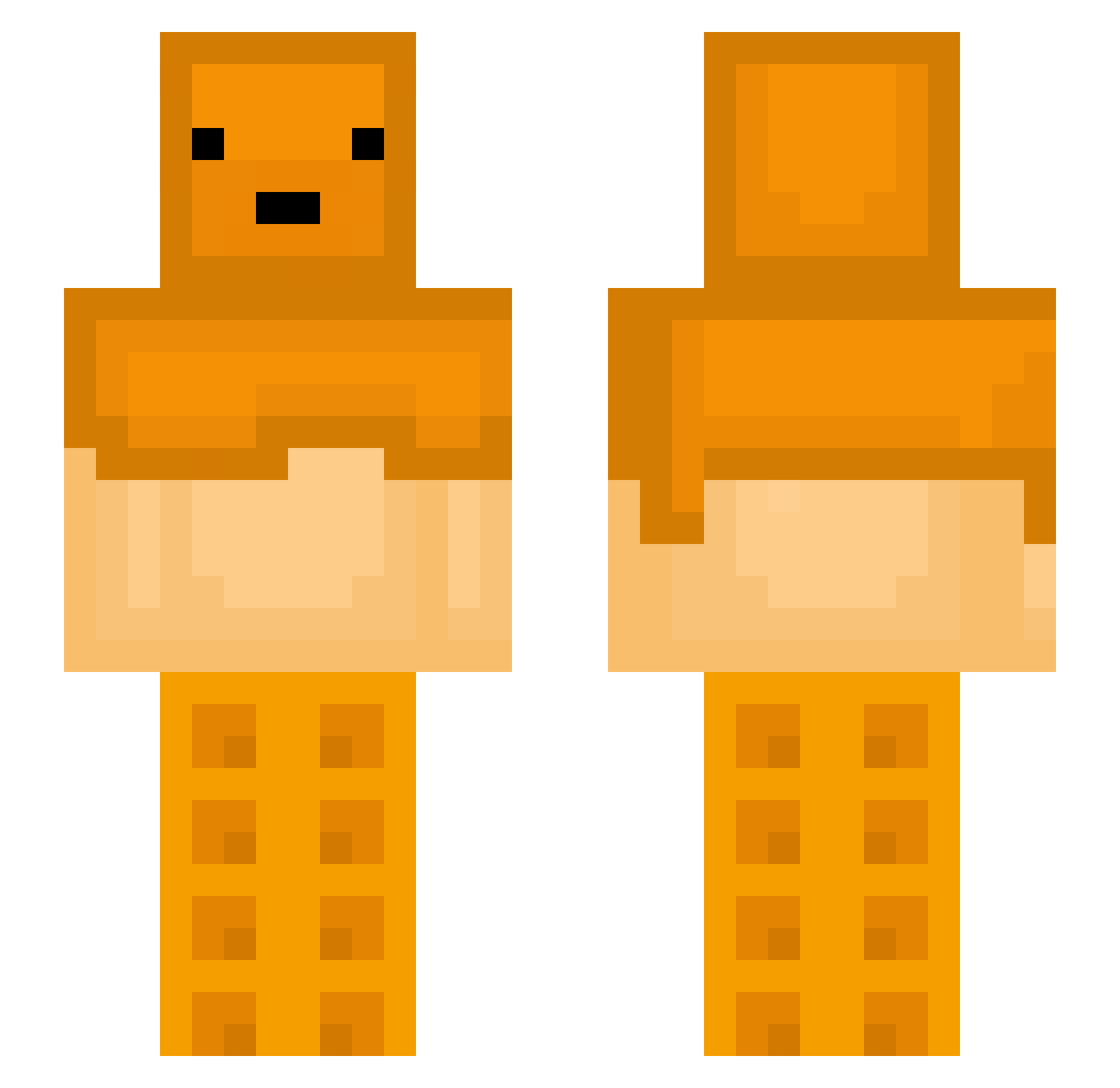 crazyy2341 Minecraft skin, front and back view