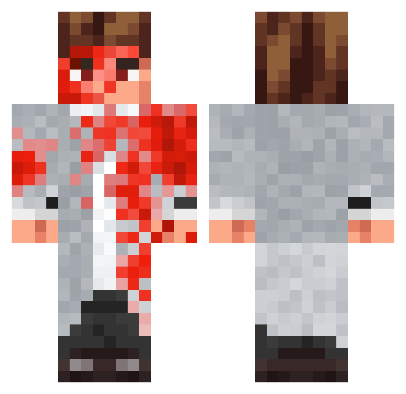REAL_EVAN_MC Minecraft skin, front and back view