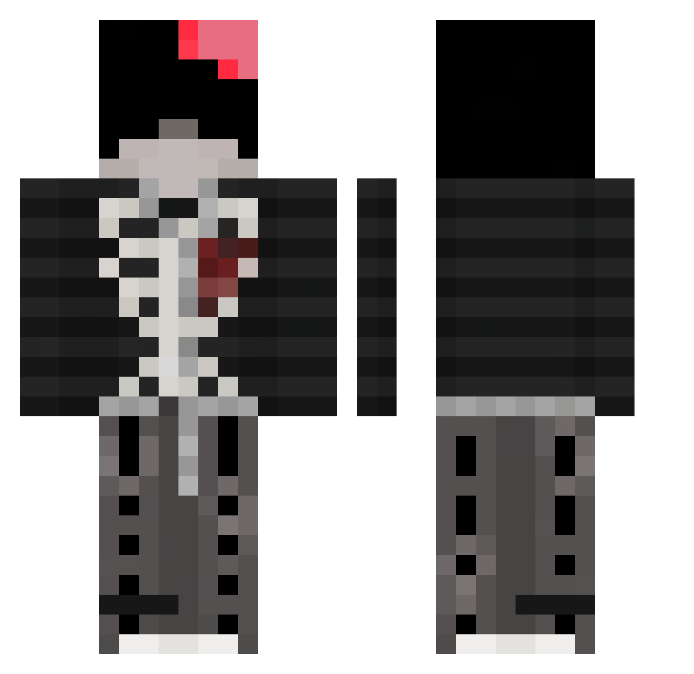 _Joakox_ Minecraft skin, front and back view