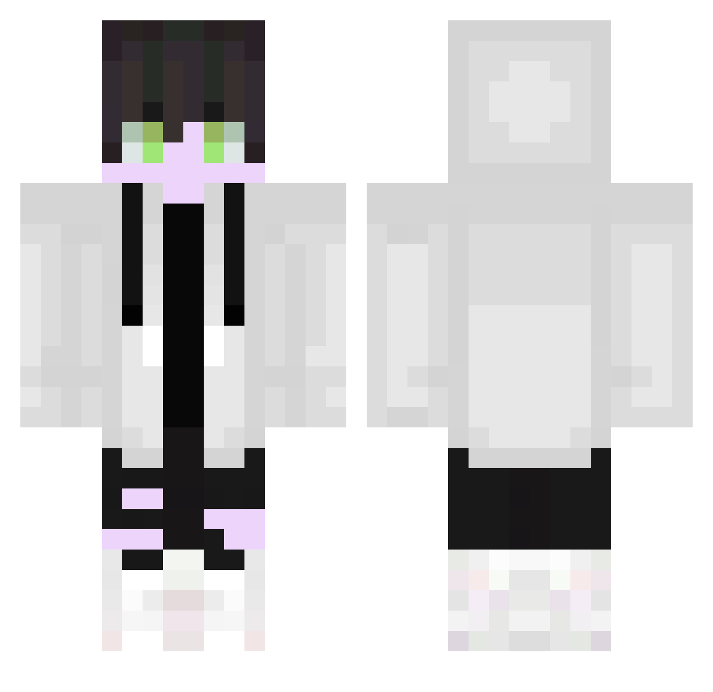 robmanrobman Minecraft skin, front and back view