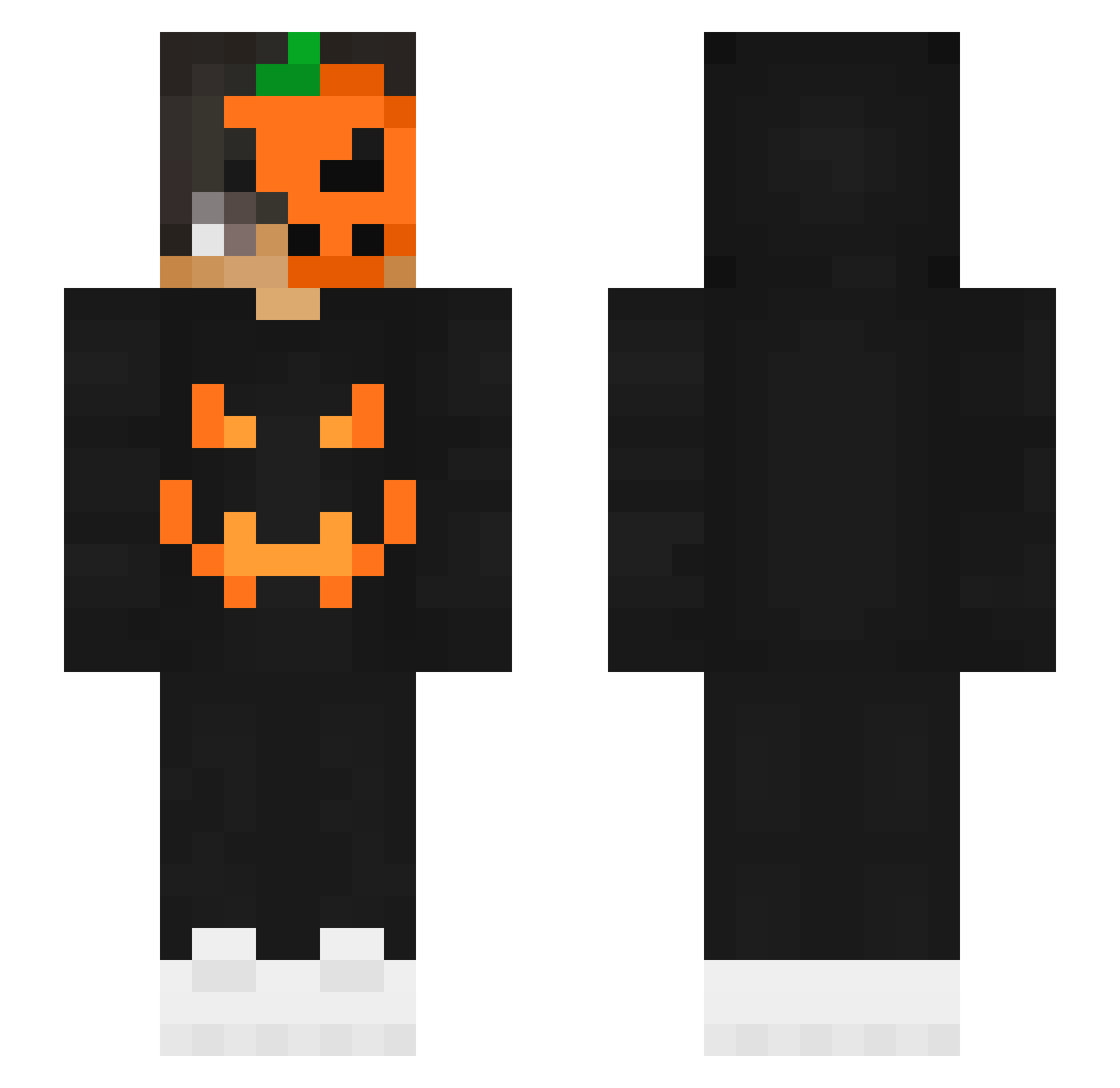 Terr0rist101 Minecraft skin, front and back view