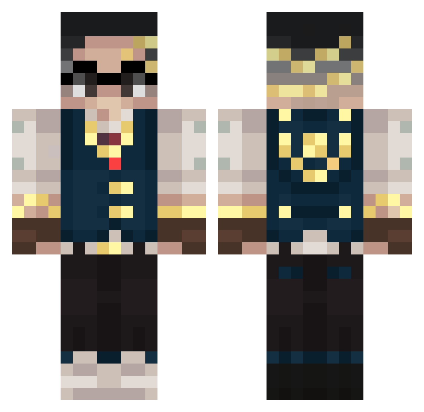 Zukaa_br Minecraft skin, front and back view