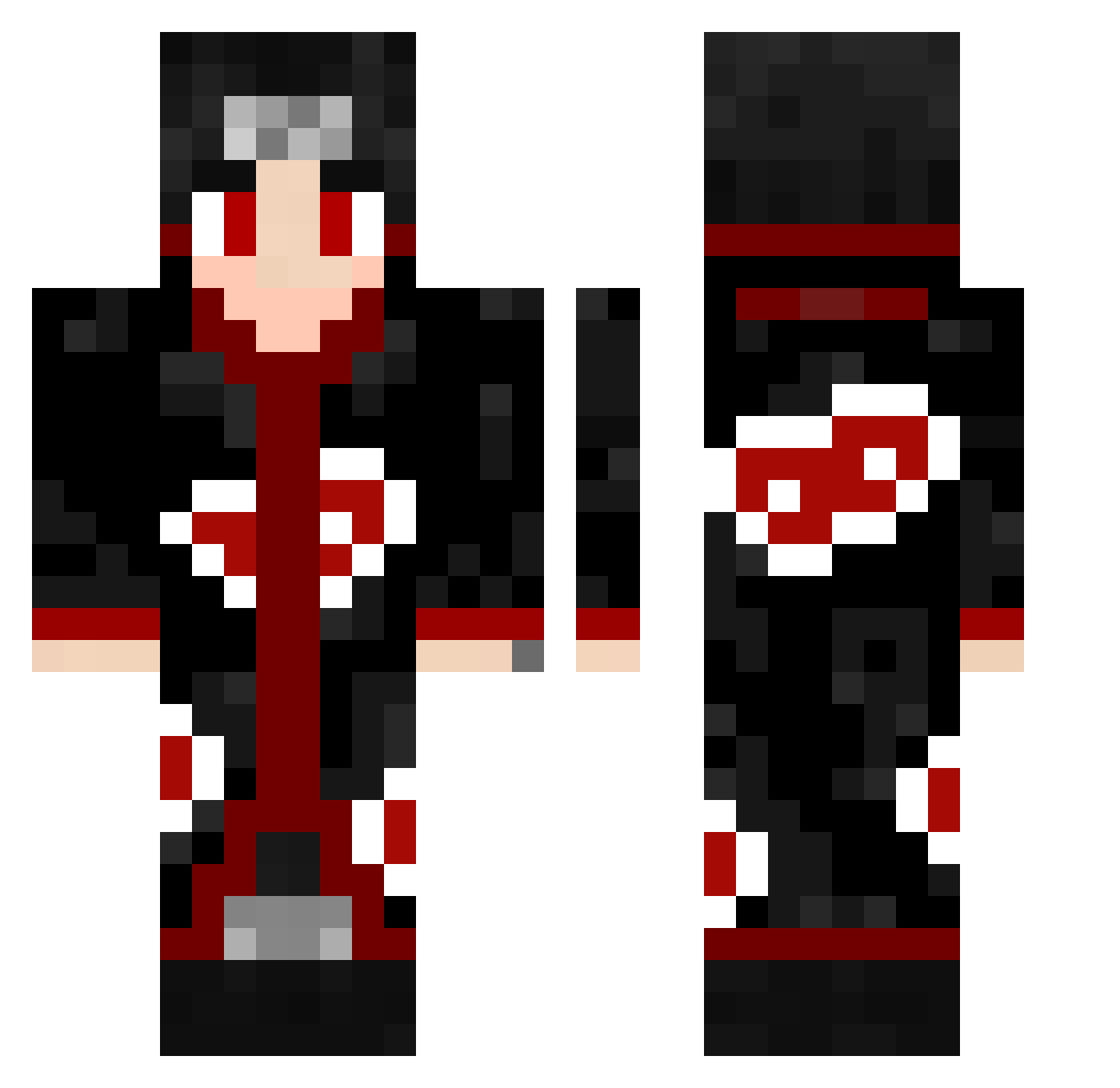 shinsunwoong13 Minecraft skin, front and back view