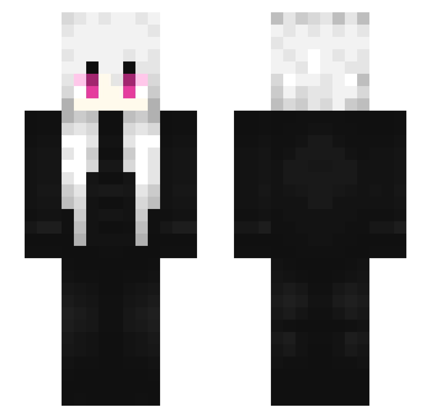 brumita Minecraft skin, front and back view