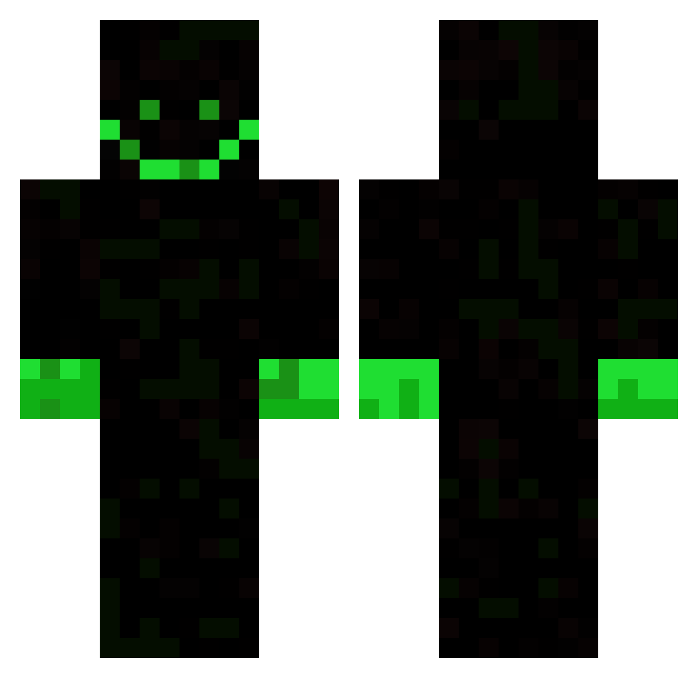 SoulK0823 Minecraft skin, front and back view