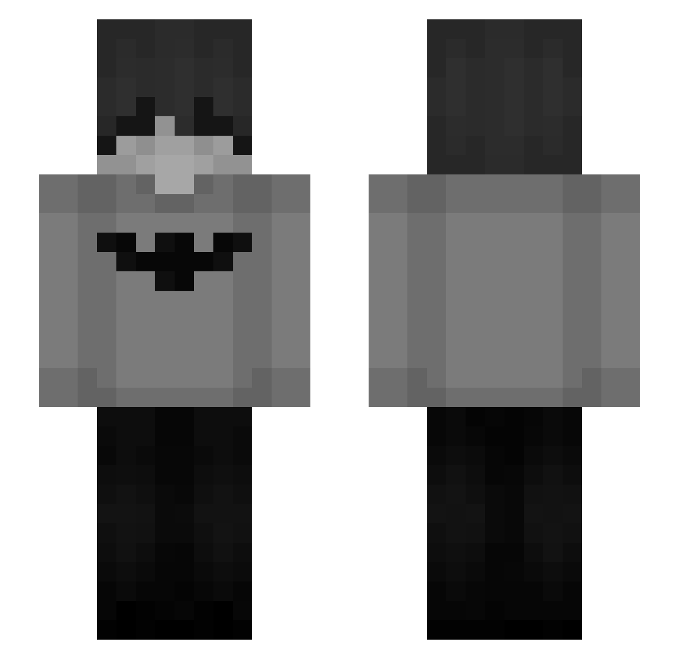 Sw1ft_mc Minecraft skin, front and back view