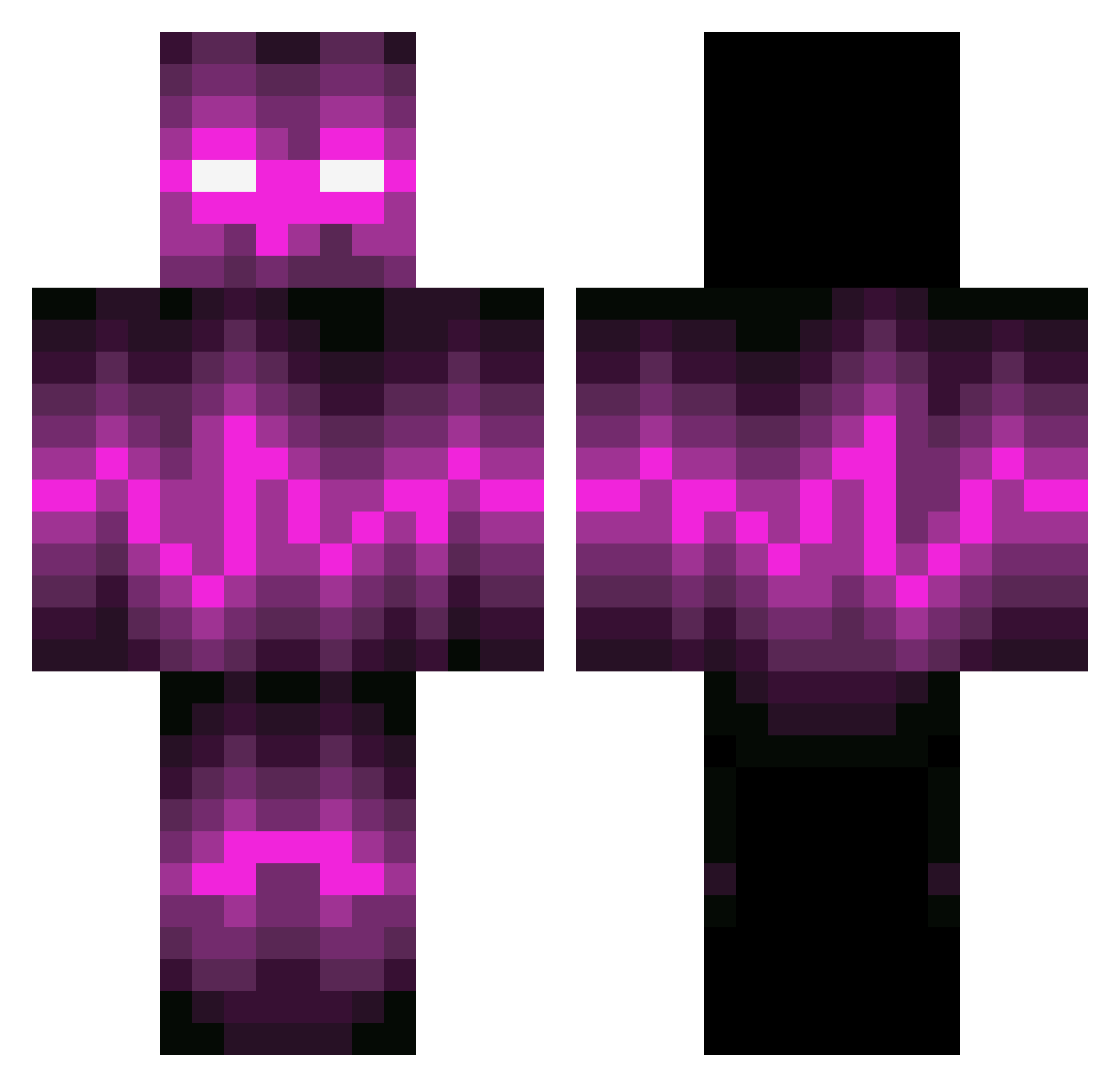 Ithrildir Minecraft skin, front and back view