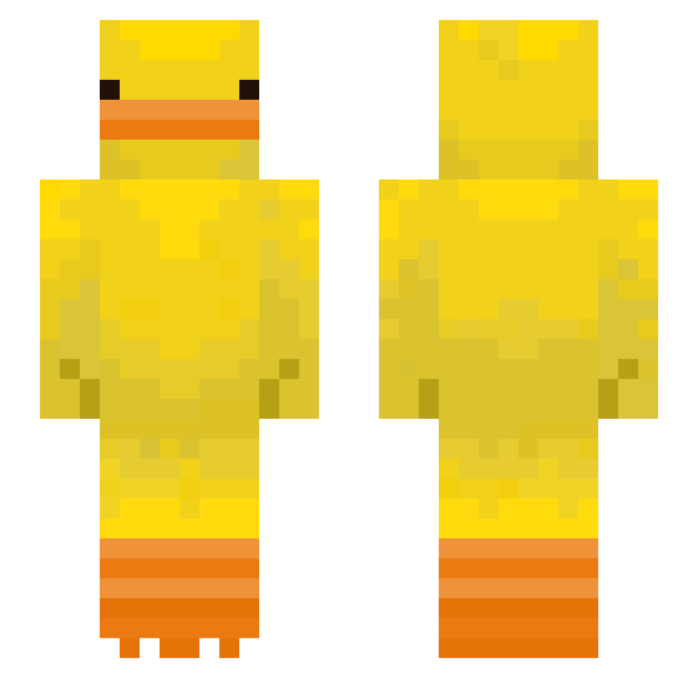 _A_B_A_ Minecraft skin, front and back view