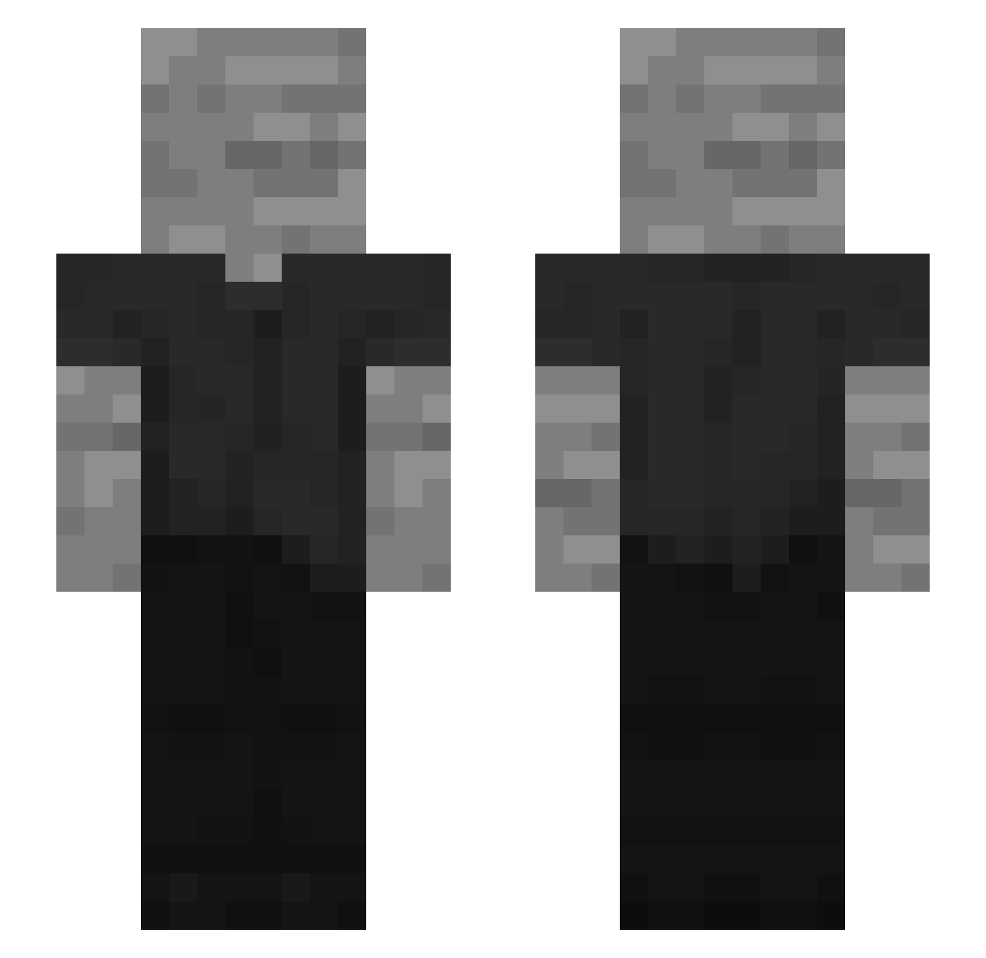 FreitasDN Minecraft skin, front and back view