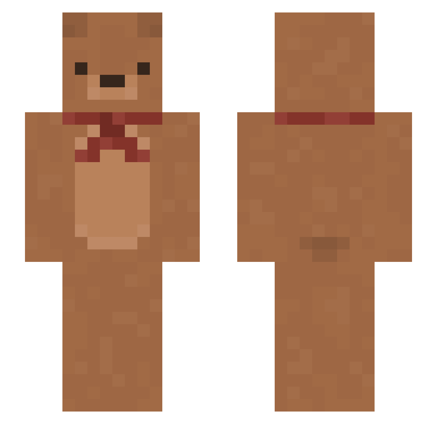 Trxaquadag Minecraft skin, front and back view